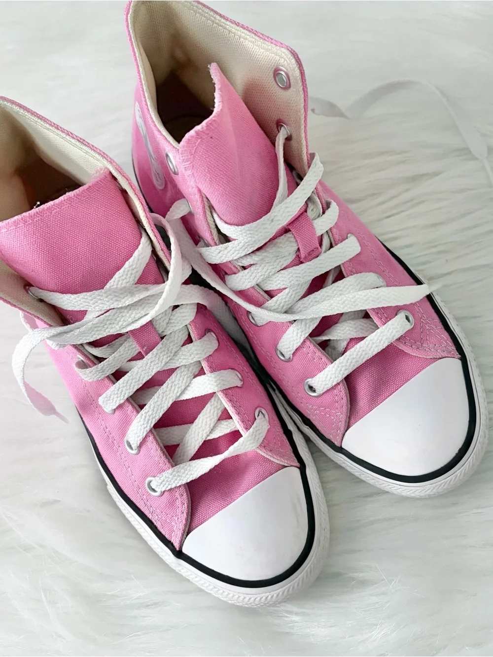 Girls Pink High Too All Star Converse